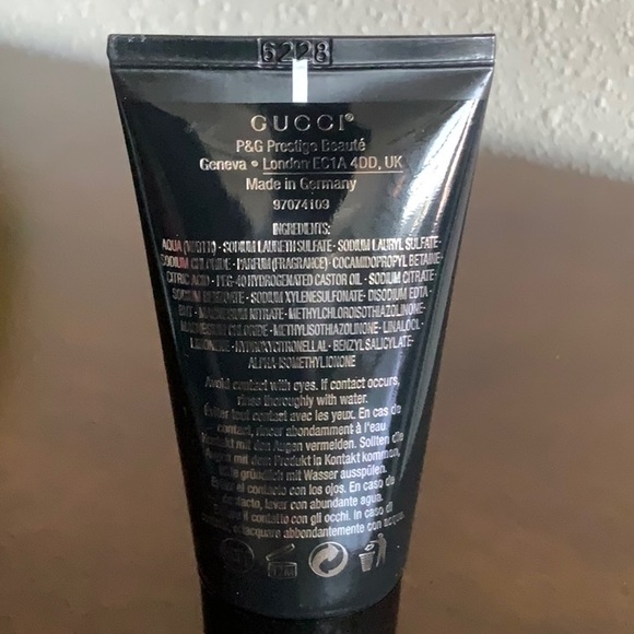 2 Gucci Guilty Pour Homme Shower Gel All Over Shampoo - Picture 3 of 4
